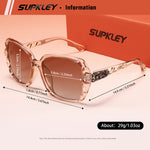 SUPKLEY Elegant Luxury Women'S, Butterfly Frame UV400 Protection 2518