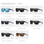 Men Polarized Sunglasses Cool Gradient Frame Sports Sunglasses BY3006