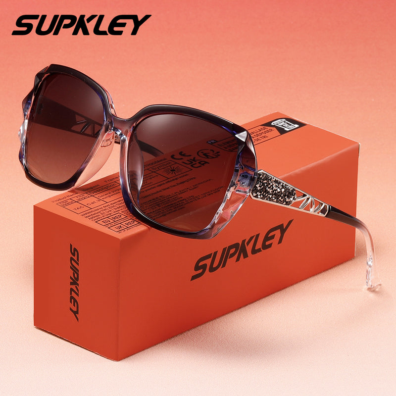 SUPKLEY Elegant Luxury Women'S, Butterfly Frame UV400 Protection 2518