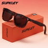 SUPKLEY Chic Oval Women's Fashion Sunglasses - Vintage Leopard Print UV400 1140