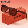 SUPKLEY Chic Oval Women's Fashion Sunglasses - Vintage Leopard Print UV400 1140