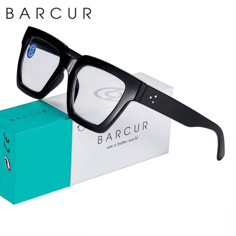 BARCUR Fashion Retro Leopard Pattern Women's Presbyopia Glasses 9001