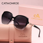 CATMONROE Luxury Polarized Women Sunglasses Butterfly Frame Pink Gift Box 2119