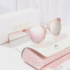 BARCUR Transparent Women Sunglasses Beautiful PC Cat Eye Polarized Sunglasses 2116