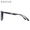 BARCUR Square Sports Polarized Sunglasses Al-Mg Temple with TR90 Frame 8715