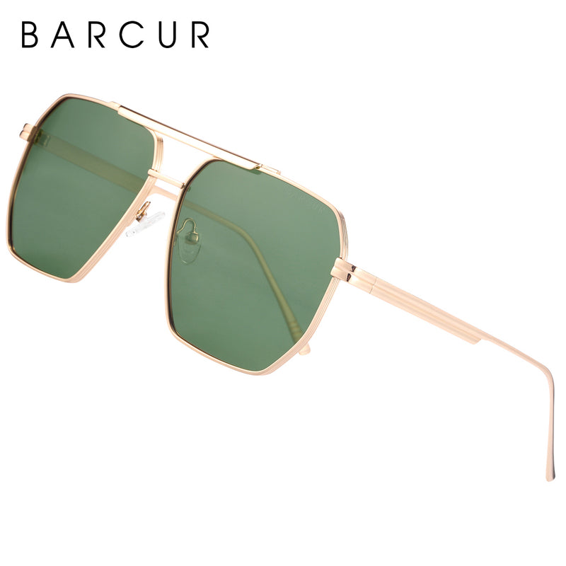 BARCUR Oversized Sunglasses for Men Square Polarized Large Shades
