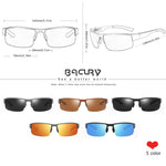 BACURY Sports Al-Mg Sunglasses Comfortable Wear 8080
