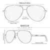 BARCUR Original Night vision goggles Driving Glasses 8768
