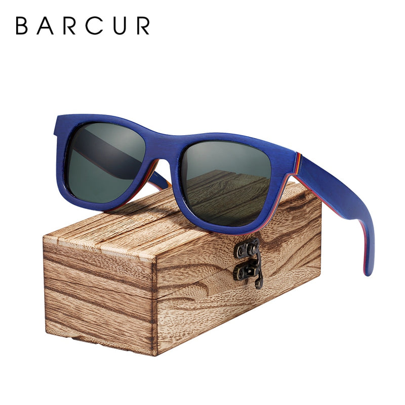 BARCUR Skateboard Wood Sunglasses 5500