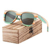 BARCUR Colorful Wood Sunglasses Mirror 5217