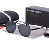 Flat Lens Al-Mg Square Minimalist Sunglasses 6568