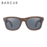 BARCUR Natural Brown Wooden Sunglasses 5200