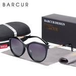 BARCUR Polarized Cat Eye Sunglasses Women Gradient 2405