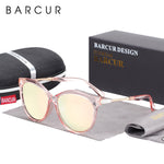 BARCUR Polarized Cat Eye Sunglasses Women Gradient 2405