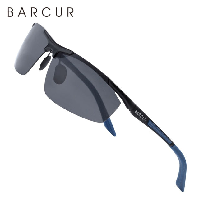 BARCUR Al-Mg Sports Sunglasses Polarized Driving Riding Sports