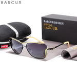 BARCUR Women's Sunglasses Oversized Gradient 8014