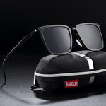 BARCUR Polarized Square Al-Mg Sunglasses 6550