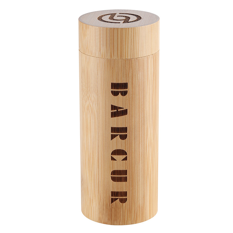 Bamboo Round Box for Glasses Natural wood box