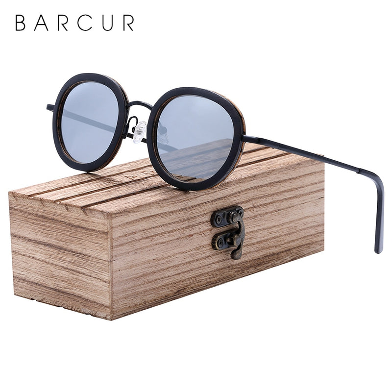 BARCUR Polarized Round Sunglasses 5008
