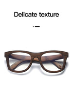 BARCUR Hand Made Wood Glasses Anti Blue 8007