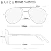 BARCUR Al-Mg Polarized Sunglasses Utralight 8308
