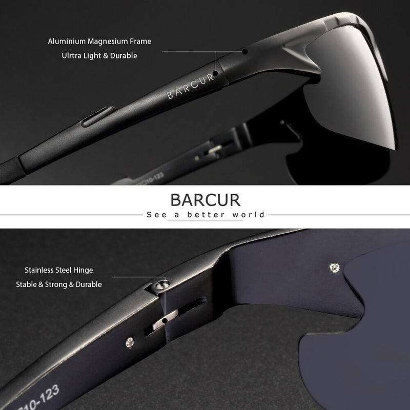 BARCUR Al-Mg Sports Sunglasses Mountain BC6163