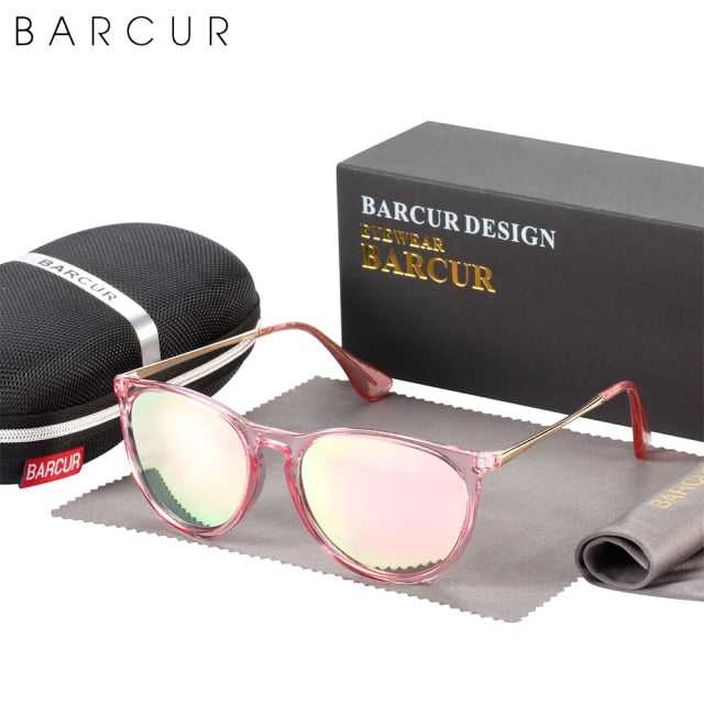 BARCUR Classic Round Sunglasses Women 2127