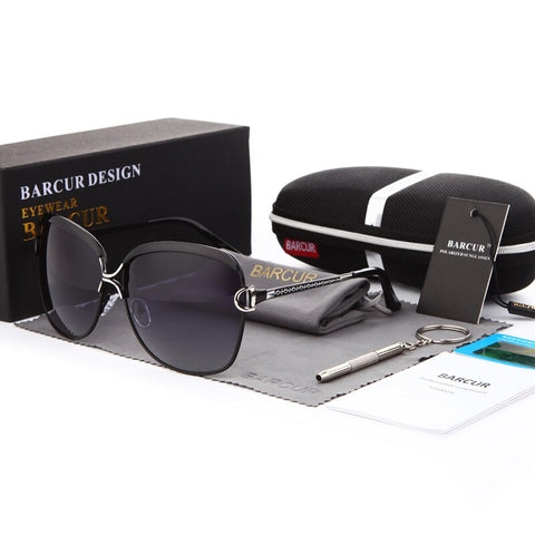 BARCUR Polarized Women Sunglasses Oversized Women Sunglasses Polarized with Gradient Lens 8712  main image 2