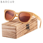 BARCUR Polarized Bamboo Sunglasses 5212