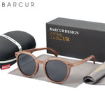 BARCUR Stylish Walnut Wood Sunglasses Polarized 5040