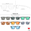 BARCUR Original Wood Polarized Sunglasses Eyewear 4018