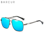 BARCUR Titanium Alloy Sunglasses Polarized 8118