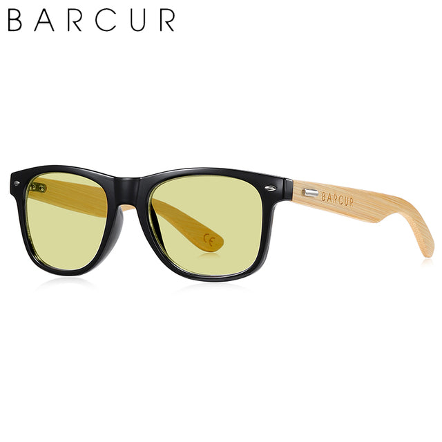 BARCUR Wood Night Vision Glasses