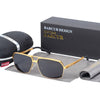 BARCUR Al-Mg Polarized Sunglasses Square 6549