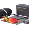 BARCUR Al-Mg Sunglasses Ultralight Sports Polarizing spectacles 6010