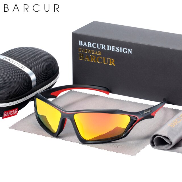 BARCUR Sport TR90 Frame Sunglasses Polarized 2049