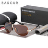 BARCUR Man Sunglass Black Polarized Sport 8940Pro