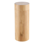 Bamboo Round Box for Glasses Natural wood box