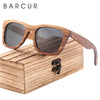 BARCUR Zebra Wood Sunglasses Handmade